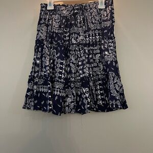 Nicole Miller Blue and white skirt